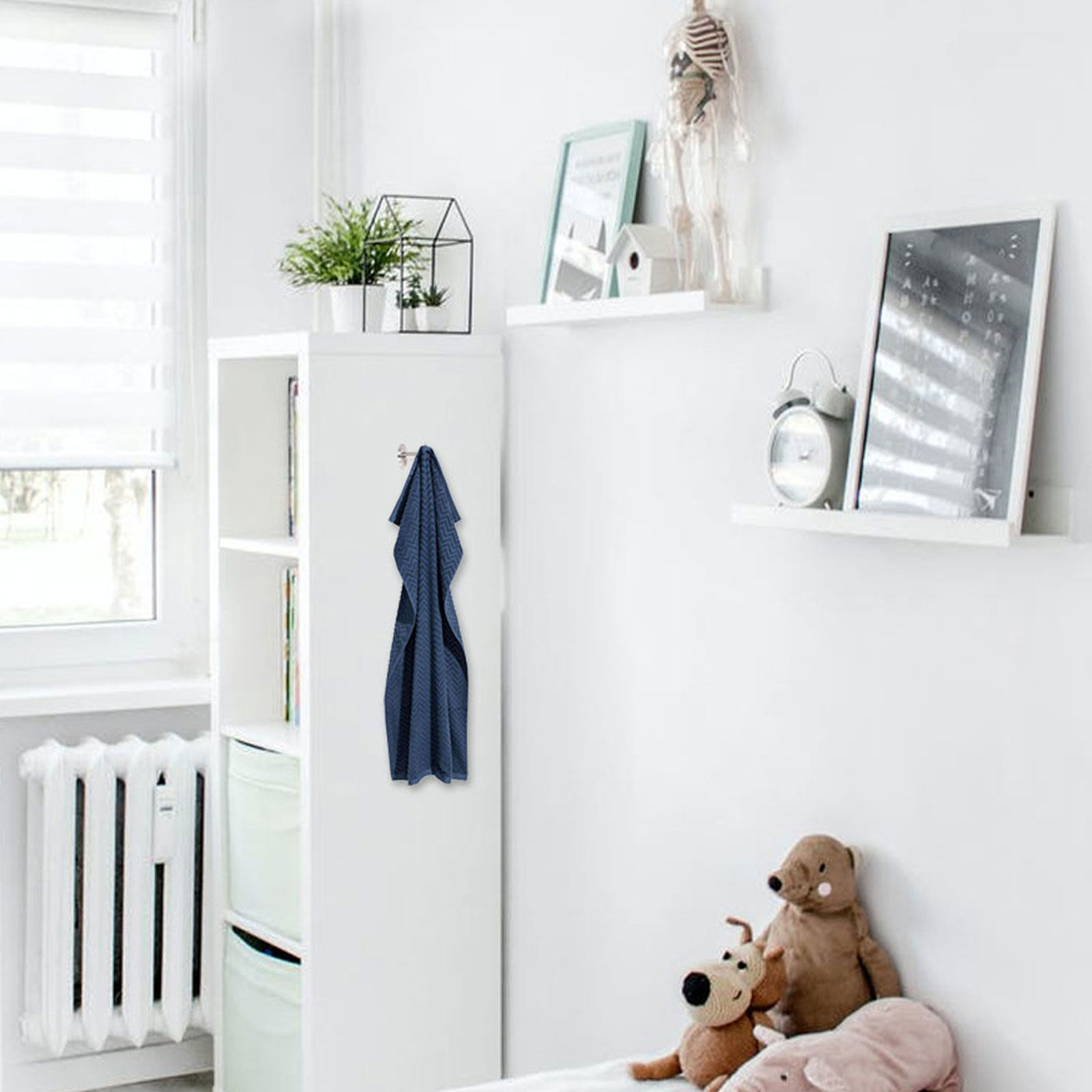 Home Bathroom Design - 6 stuks metalen haken roestvrijstalen kleerhanger