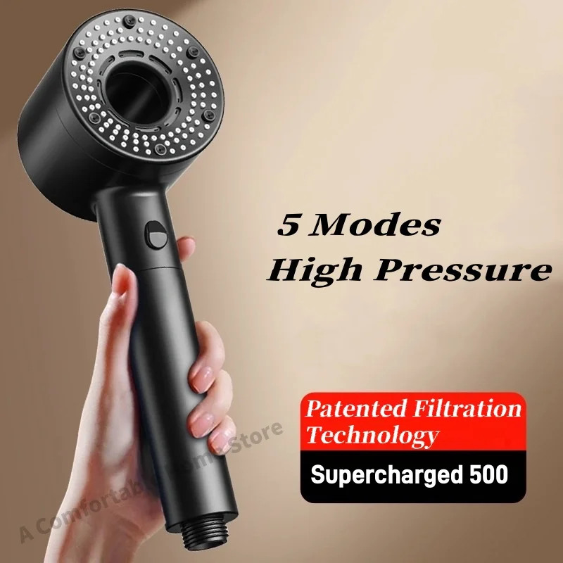Home Bathroom Upgrades - Xiaomi 5-modi Douchekop Hogedrukdouchekop Draagbare filter