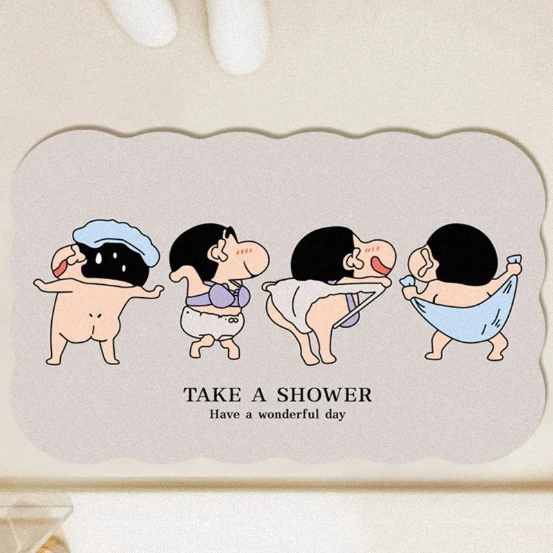 Japan Bathroom.Home - Cartoon Schattige Krijt Shin-Chan Huis Badkamer