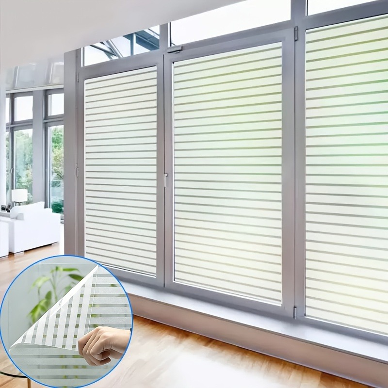 Home Bathroom Partition Wall - 1 rol mat glasfolie, zelfklevende ondoorzichtige