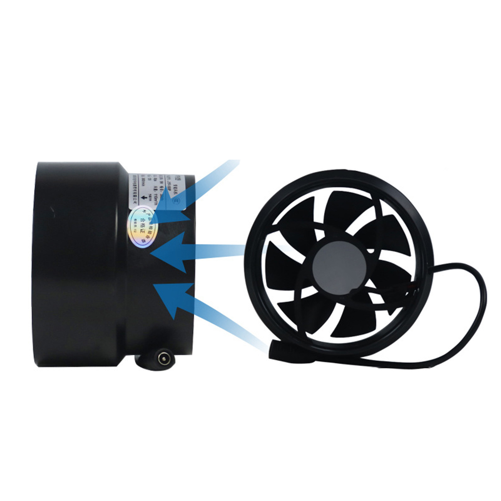 Home Bathroom Exhaust Fan - 12V Kanaalventilator Ventilatie Afzuigventilator 110mm 100mm