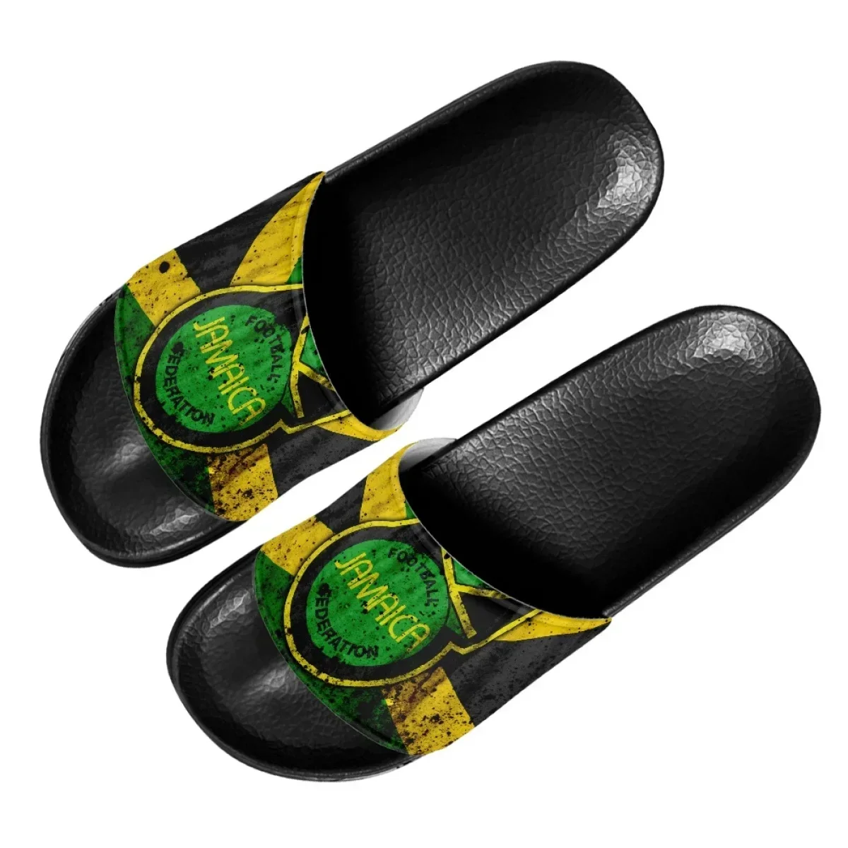 Home Bathroom Design - Jamaica Vlag Art Design Print Slippers