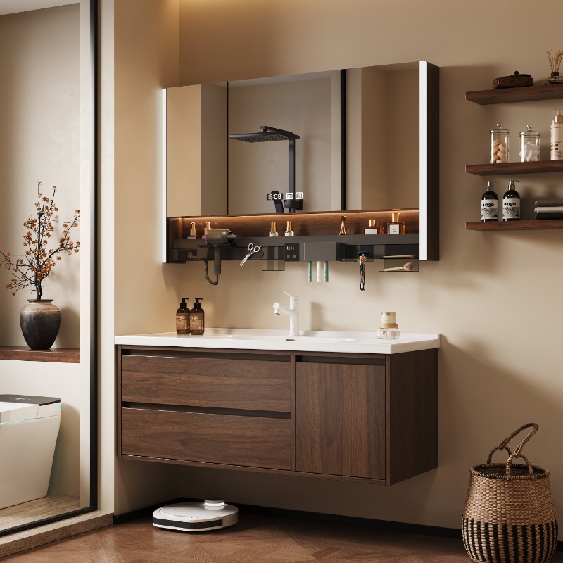 Home Bathroom Partition Wall - Toiletopslag Badkamerkast Organisator Planken Display Partities