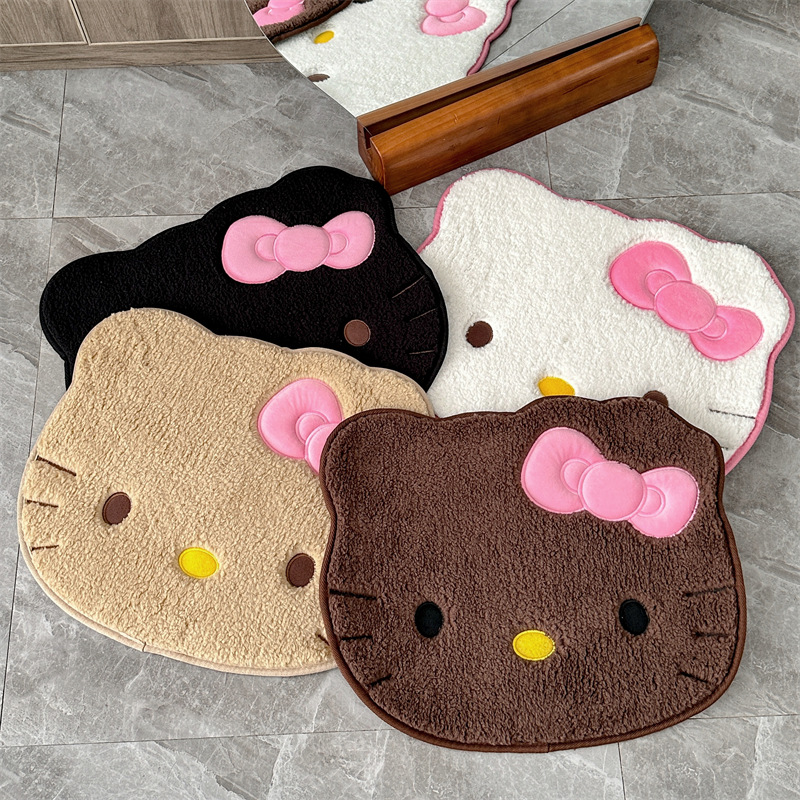 Home Bathroom Carpet - Anime Hello Kitty Pluche Tapijt Zachte