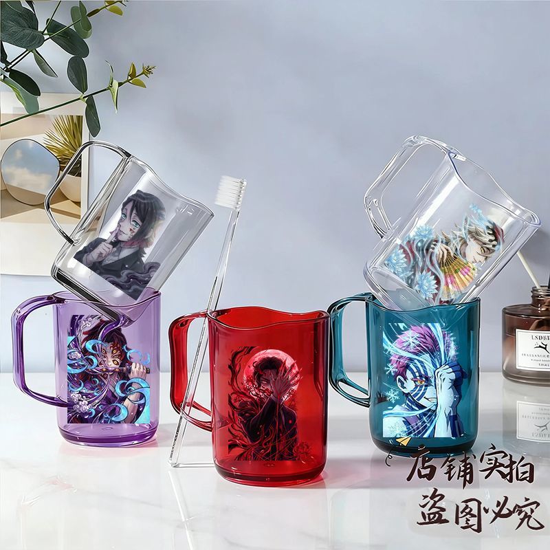 Japan Bathroom.Home - Demon Slayer Anime Cartoon Mondwaterbeker Douma