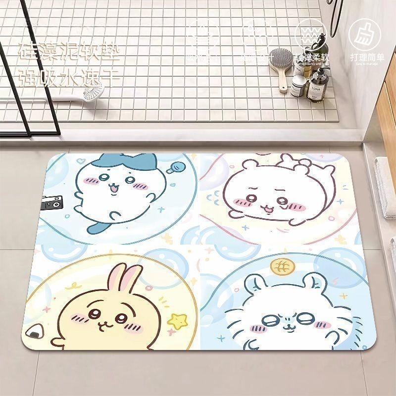 Japan Bathroom.Home - Anime Chiikawa Hachiware Usagi Diatomeeën Modder