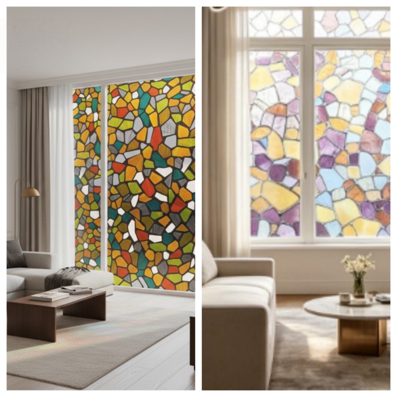    Raamfolie Privacy Vinyl Ve - Home Bathroom Window Tint recensie en prijs