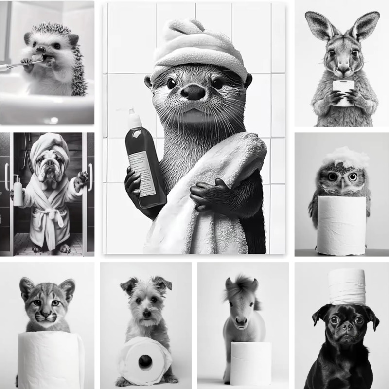 Dier Badkamer Toiletpapier Can - Home Bathroom Pictures recensie en prijs