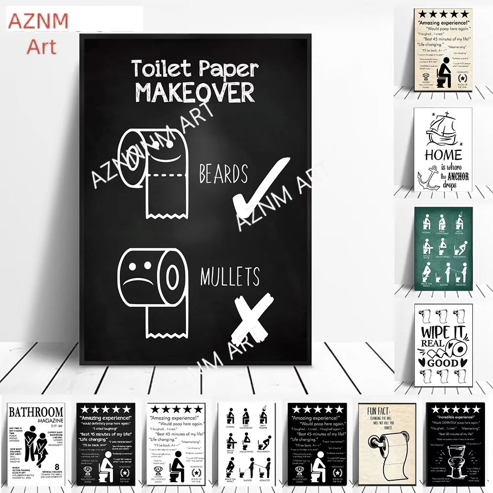 Wall Art Canvas Schilderij Gra - Home Bathroom Pictures recensie en prijs