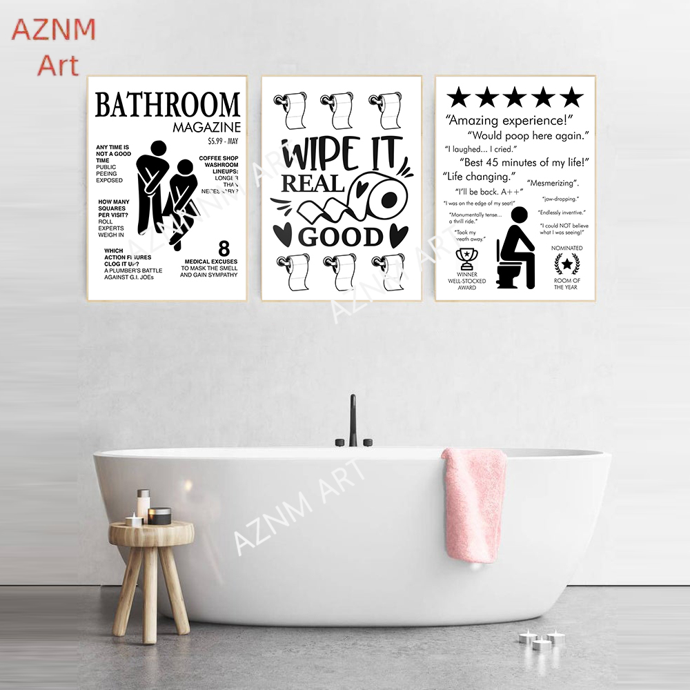 Wall Art Canvas Schilderij Gra - Home Bathroom Pictures recensie en prijs