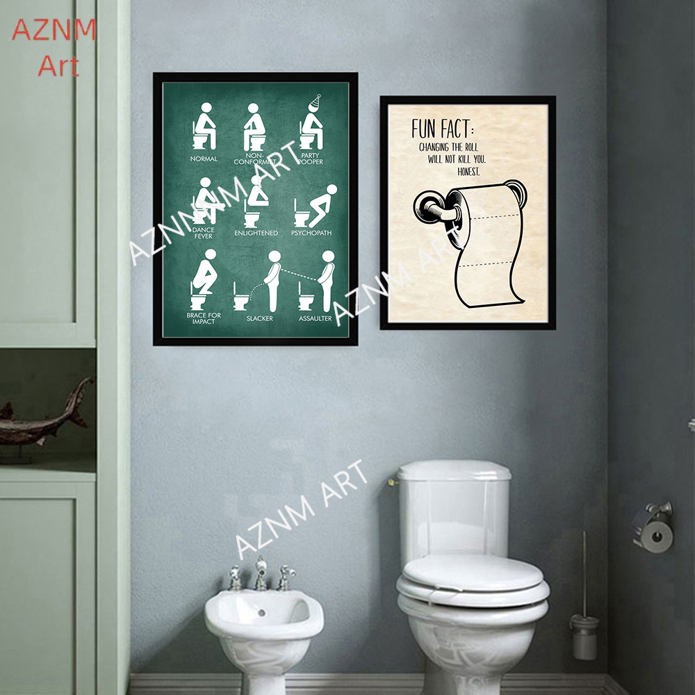 Wall Art Canvas Schilderij Gra - Home Bathroom Pictures recensie en prijs