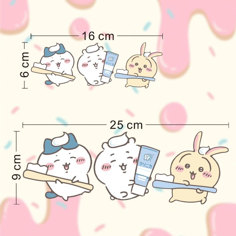 Hot Chiikawa spiegelstickers s - Home Creation Bathroom recensie en prijs