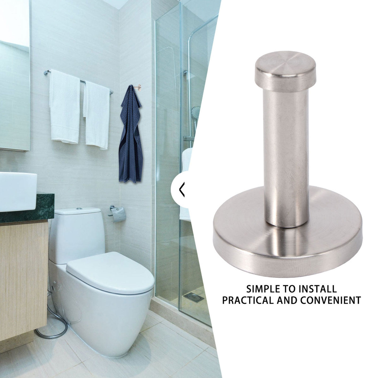 6 stuks metalen haken roestvri - Home Bathroom Design recensie en prijs