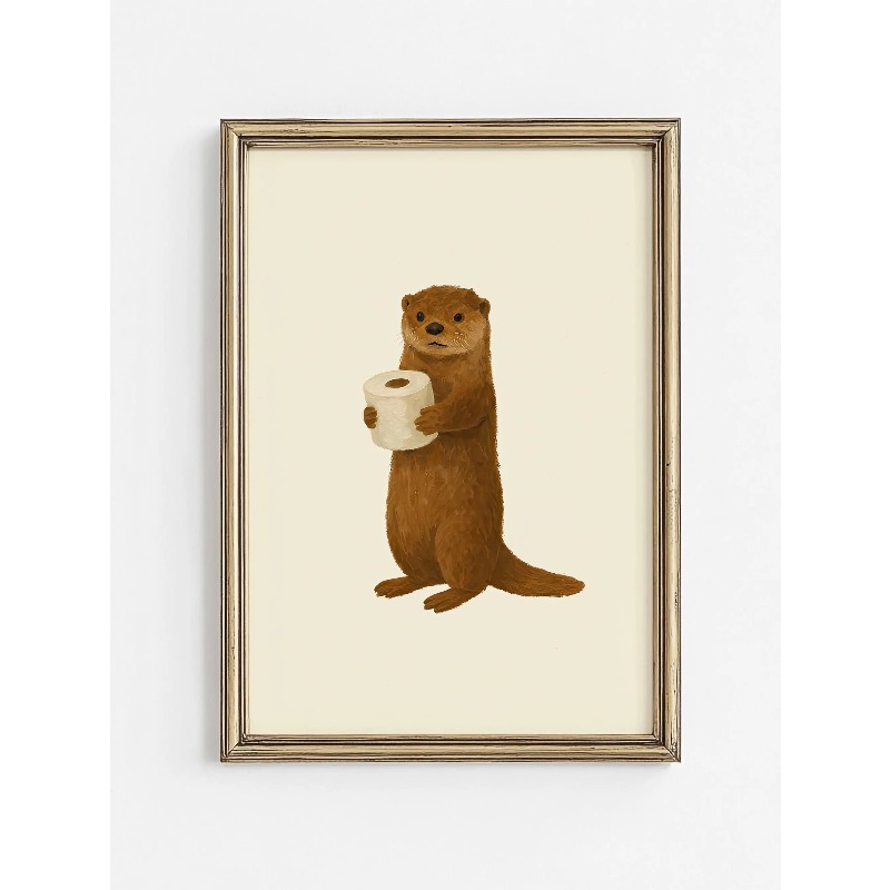 1PC Frameloze schattige dieren - Home Bathroom Pictures recensie en prijs