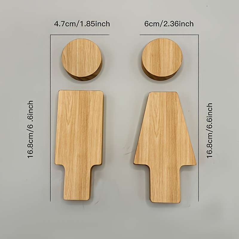 2 stuks houten badkamerbord vo - Home Creation Bathroom recensie en prijs