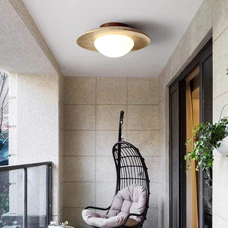Natuursteen plafondlamp Japans - Japan Bathroom.Home recensie en prijs
