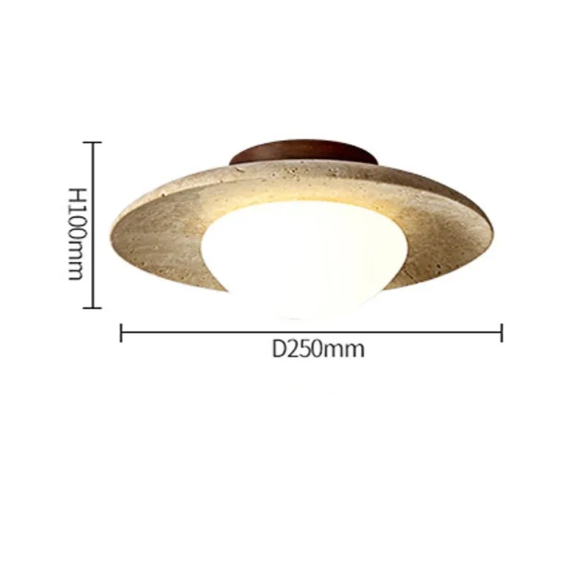 Natuursteen plafondlamp Japans - Japan Bathroom.Home recensie en prijs