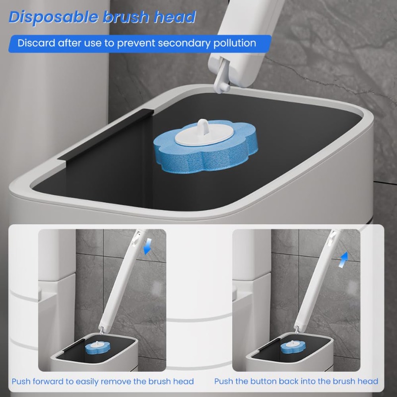 Toiletborstel met wegwerpverva - Home Bathroom Upgrades recensie en prijs