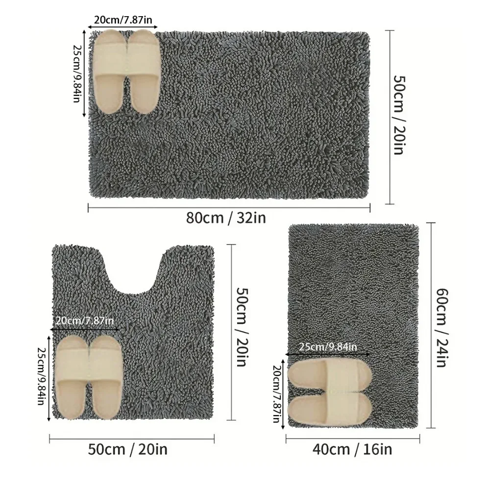 3 stks/set absorberende mat vo - Japan Bathroom.Home recensie en prijs