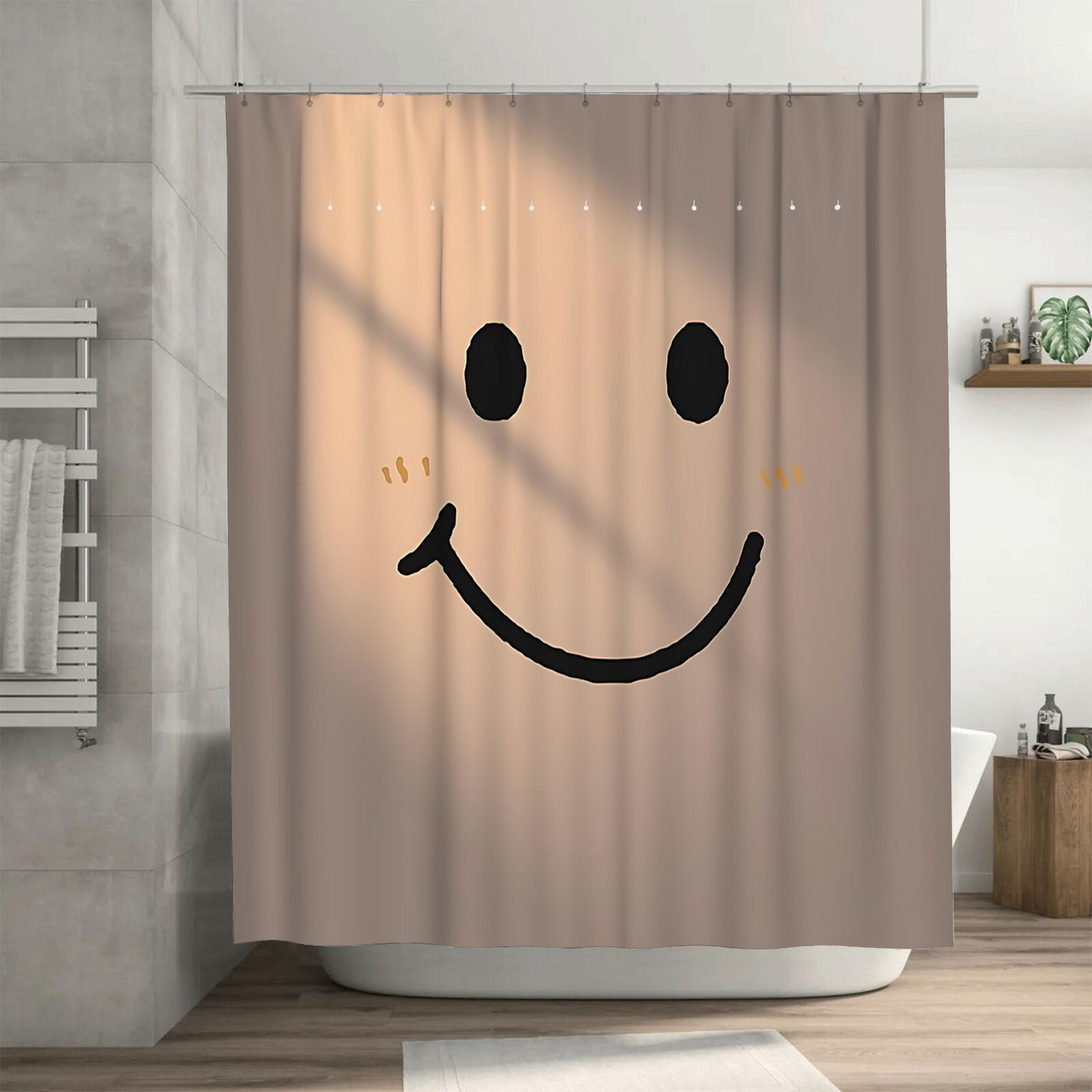 Schattig glimlach gezicht ontw - Home Bathroom Upgrades recensie en prijs