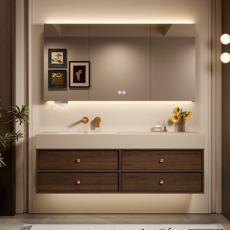 Moderne luxe badkamerkast opbe - Home Bathroom Partition Wall recensie en prijs
