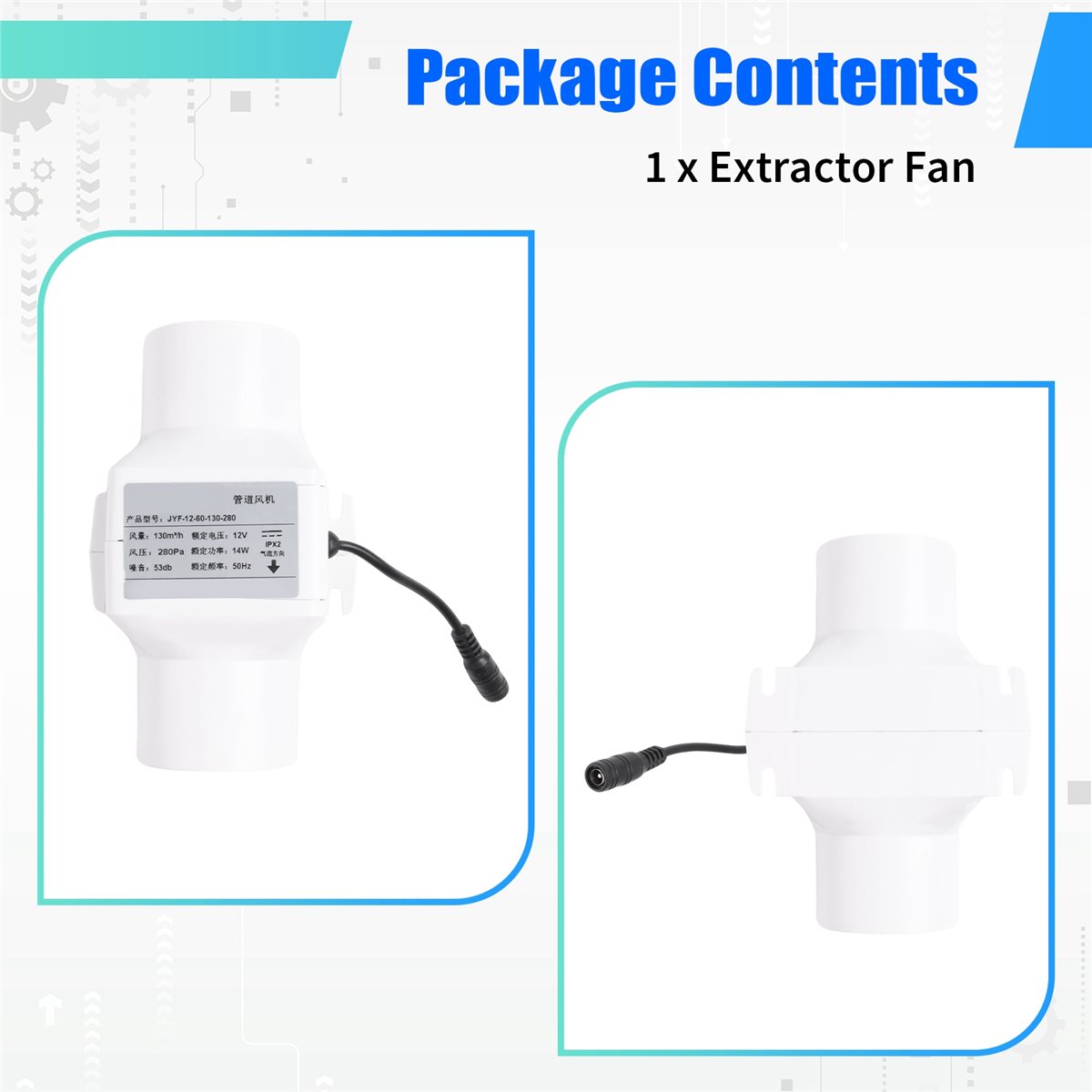 DT81 60mm Afzuigventilator Gel - Home Bathroom Extractor Fan recensie en prijs
