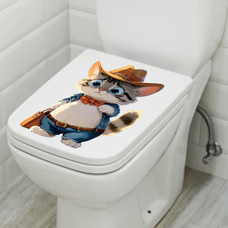 Toiletsticker met oceaanthema, - Home Bathroom Design recensie en prijs