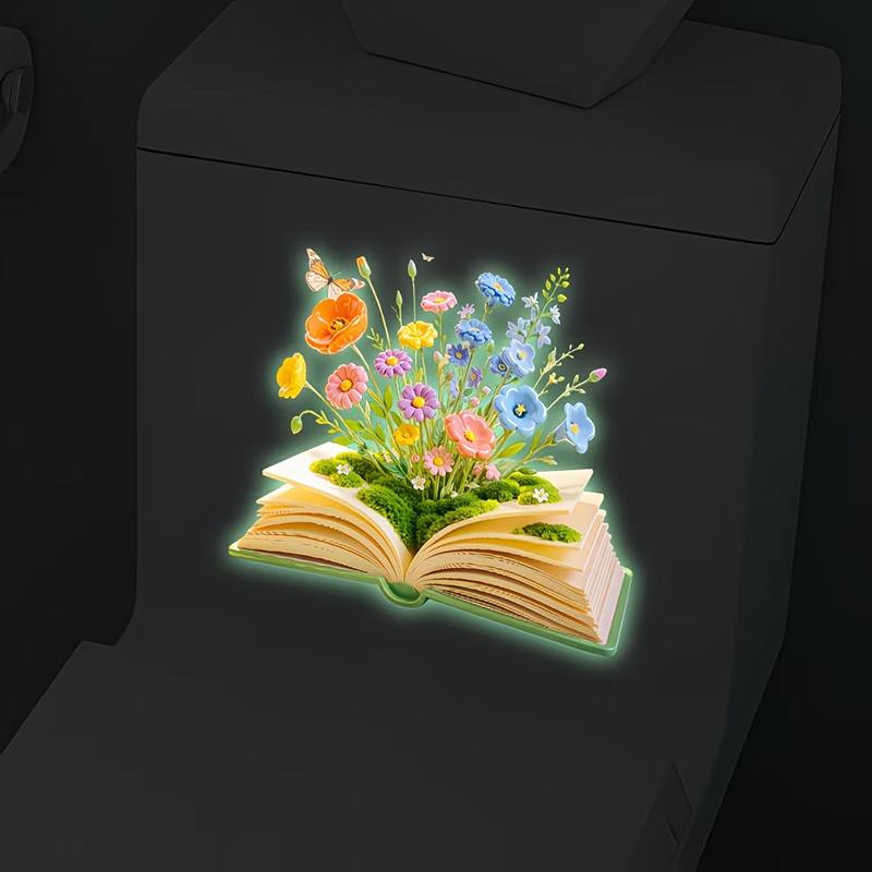 Glow In The Dark Floral Toilet - Home Bathroom Upgrades recensie en prijs