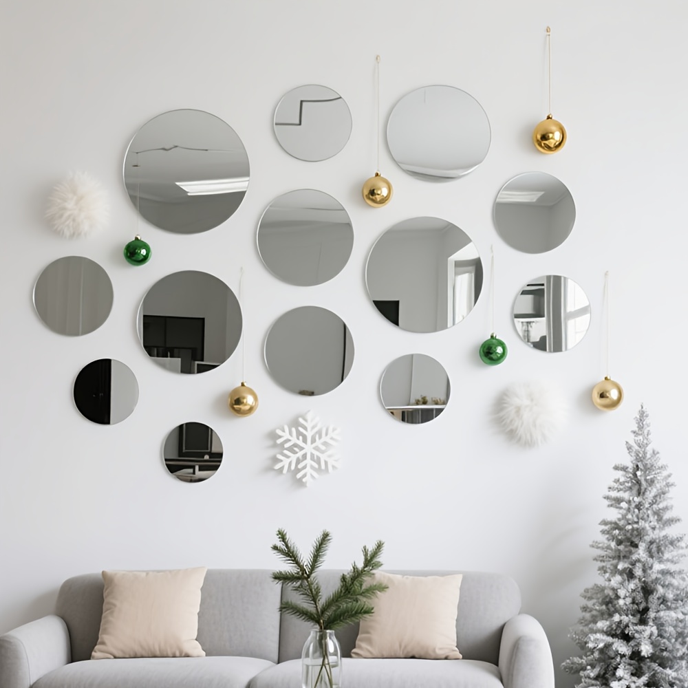 20 CM Ronde Acryl Spiegel Muur - Home Goods Bathroom Mirrors recensie en prijs