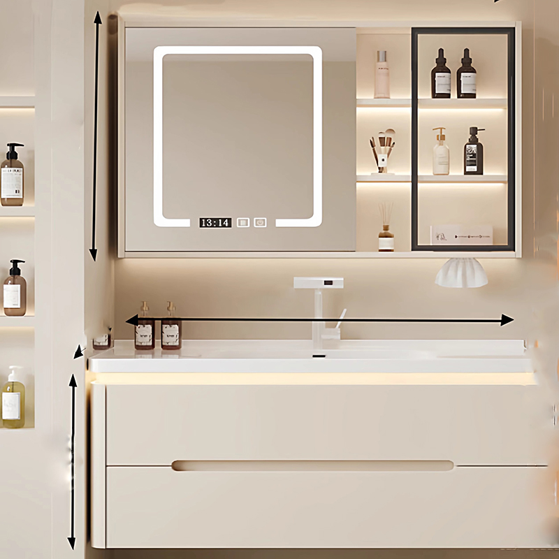 Moderne lades badkamermeubel p - Home Bathroom Partition Wall recensie en prijs