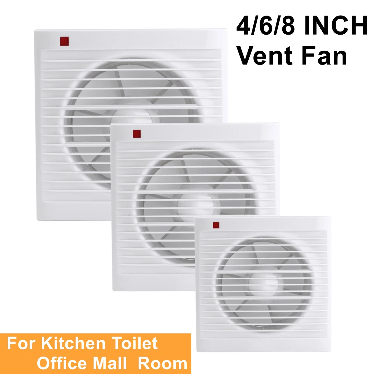 4 Inch 6 Inch 8 Inch 220 V Mut - Home Bathroom Exhaust Fan recensie en prijs