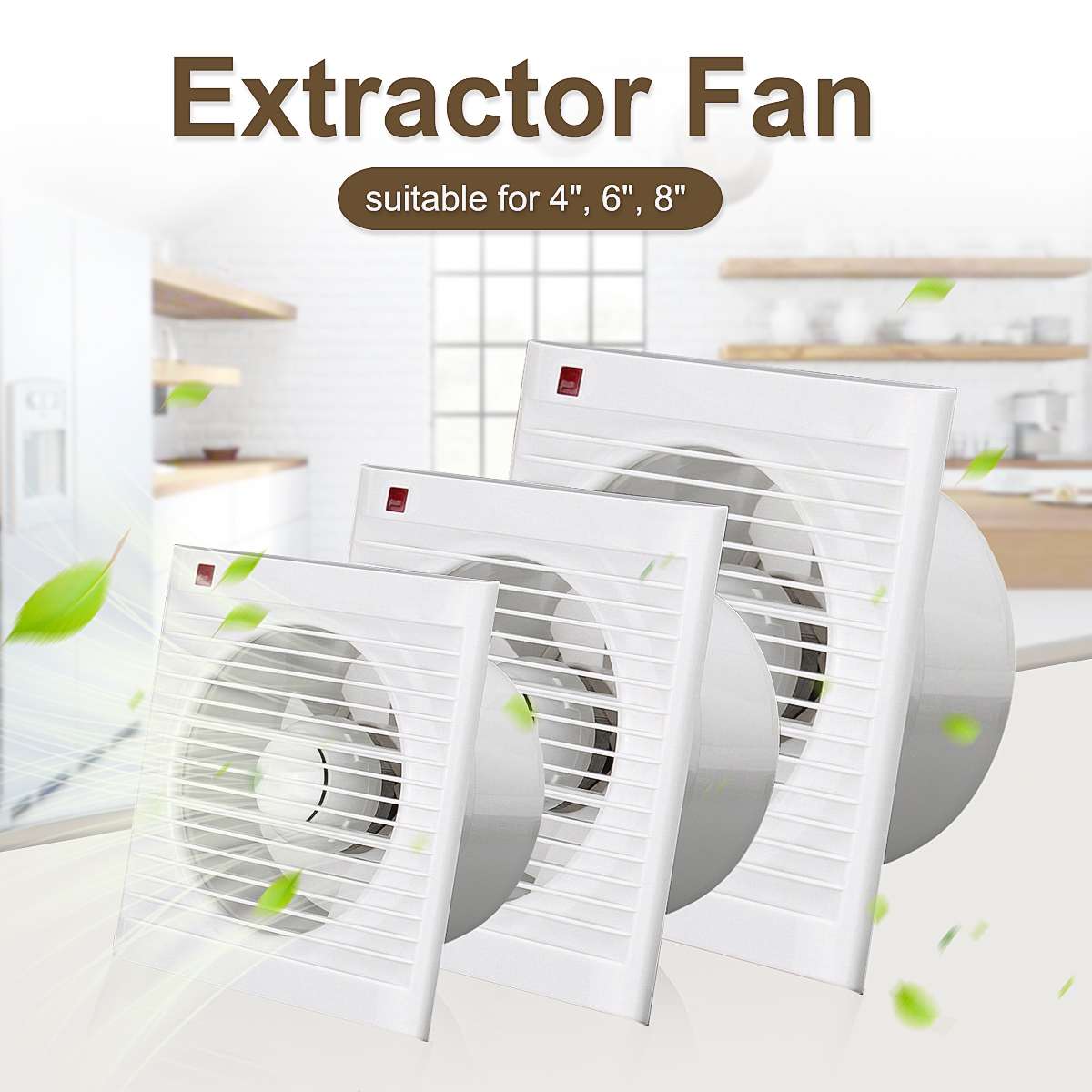 4 Inch 6 Inch 8 Inch 220 V Mut - Home Bathroom Exhaust Fan recensie en prijs