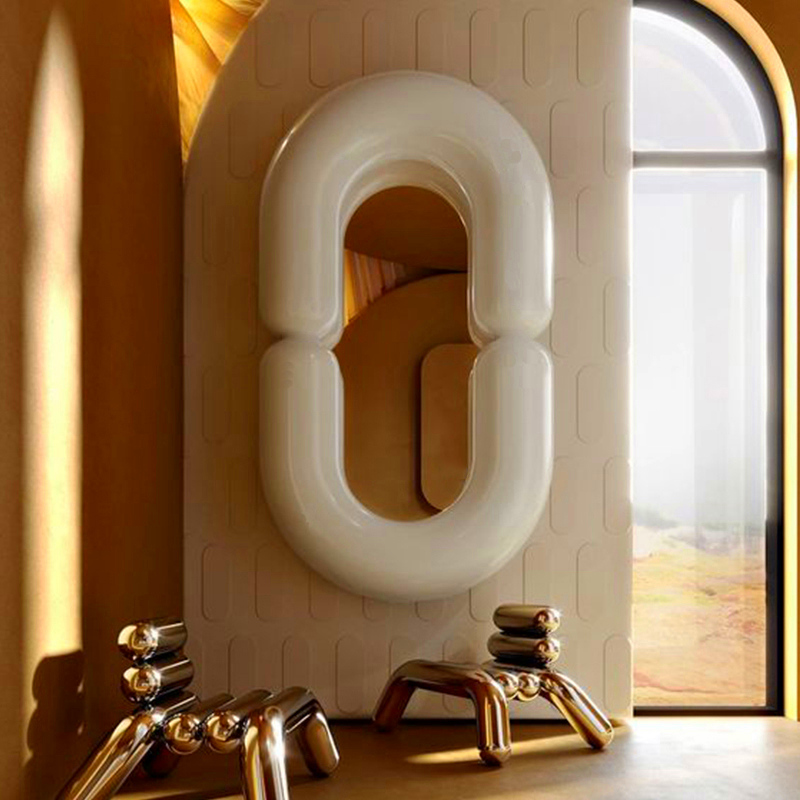 Hangende Funky Memphis Espelho - Home Goods Bathroom Mirrors recensie en prijs