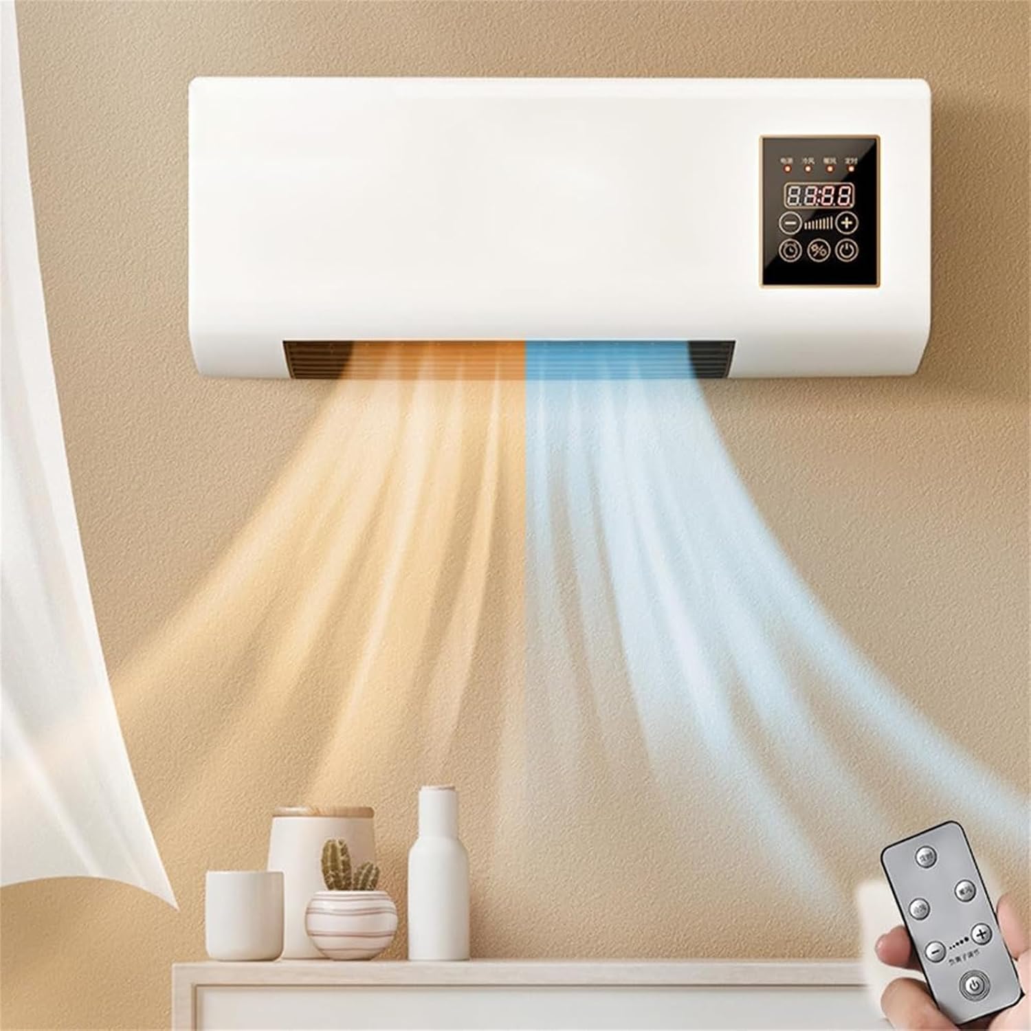 Wandmodel airco/thermokachel - - Home Bathroom Exhaust Fan recensie en prijs